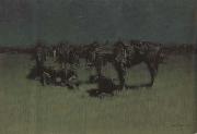 Night Halt of Cavalry (mk43) Frederic Remington